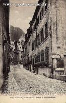Carte postale ancienne - 20073. - BESANÇON-les-BAINS. - Rue de la Vieille-Monnai...
