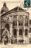 Carte postale ancienne Besançon - Ch. Leroux - 39. - BESANÇON-les-BAINS. - Abside de la Cathédrale St-Jean