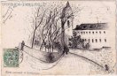 Carte postale ancienne - Besançon - Ecole normale d'Institutrices - Dessin de G....