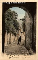 Carte postale ancienne - 50. BESANÇON - Rue du Chambrier