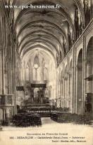 Carte postale ancienne Besançon - Teulet - Mosdier - Excursion en Franche-Comté - 115 - BESANÇON - Cathédrale Saint-Jean - Intérieur
