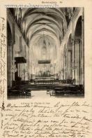 Carte postale ancienne - Besançon - Intérieur de l’Église St-Jean