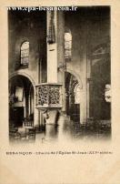 Carte postale ancienne - BESANÇON - Chaire de l'Eglise St-Jean (XIVe siècle)
