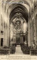 Carte postale ancienne - 4. - BESANÇON HISTORIQUE. - Église Saint-Jean. - Abside...