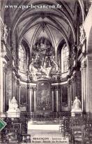 Carte postale ancienne - BESANÇON - Intérieur de St-Jean, abside du St Suaire