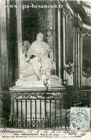 Carte postale ancienne - 604 - BESANÇON - Eglise St-Jean - Statue du Cardinal Cé...