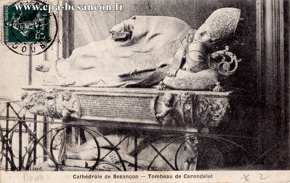 Cathédrale de besançon tombeau de carondelet