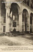 Carte postale ancienne - 2. - BESANÇON HISTORIQUE. - Église Saint-Jean - Chœur d...