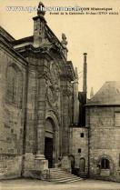 Carte postale ancienne - 67. BESANÇON Historique - Portail de la Cathédrale St-J...