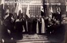 Carte postale ancienne - ARRIVÉE DE S.E. MGR. BINET - BESANÇON 17-1-28
