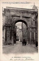 Carte postale ancienne - Excursion en Franche-Comté - 31. BESANÇON. - La Porte N...