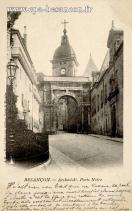 Carte postale ancienne Besançon - R. Chapuis - BESANÇON. - Archevêché. Porte Noire