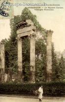 Carte postale ancienne - Excursion en Franche-Comté. 3. BESANÇON. - Le Square Ca...