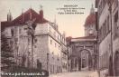 Carte postale ancienne Besançon - A. et H. C. - BESANÇON  - La Colonnade du Square Castan, la Porte Noire, l’Église Cathédrale Saint-Jean