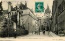 Carte postale ancienne Besançon - Raffin - 14 BESANÇON -. Square Castan, porte Noire et Cathédrale Saint-Jean.