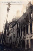 Carte postale ancienne - BESANÇON - Incendie au 26 rue Ernest Renan, le 11 mars ...