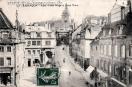 Carte postale ancienne - 103 - BESANÇON - Place Victor Hugo et Porte Noire
