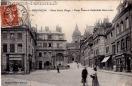 Carte postale ancienne - 8. - BESANÇON. - Place Victor Hugo. - Porte Noire et Ca...