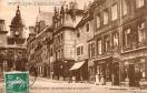 Carte postale ancienne - 89. - BESANÇON-les-BAINS. - Grande Rue et Rue de la Con...