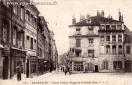 Carte postale ancienne - 181. - BESANÇON. - Place Victor-Hugo et Grande Rue