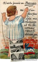 Carte postale ancienne - N'as-tu jamais vu Besançon... Ne t'en fais pas, lève ma...