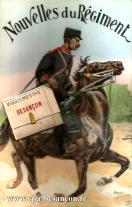 Carte postale ancienne - Nouvelles du Régiment - Vaguemestre BESANÇON