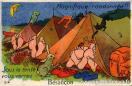 Carte postale ancienne - 24 Magnifique randonnée !! Sous la tente vous verrez Be...