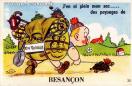 Carte postale ancienne - 25 J'en ai plein mon sac..... des paysages de BESANÇON