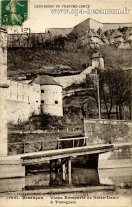 Carte postale ancienne - EXCURSION EN FRANCHE-COMTÉ - 1001. Besançon - Vieux Rem...