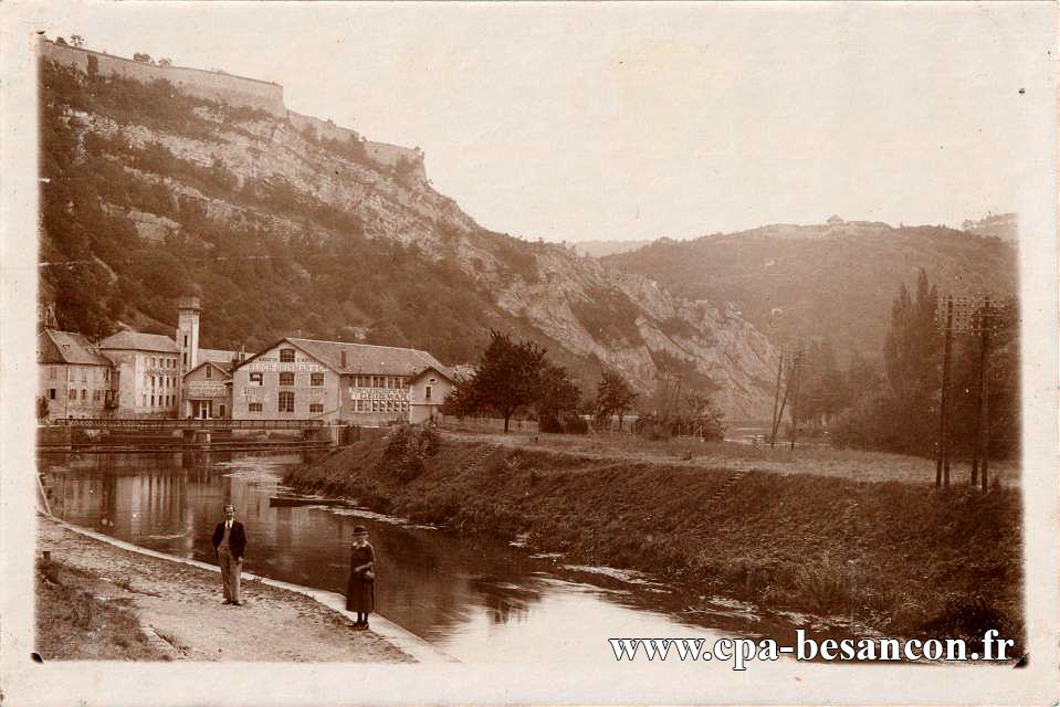 Besançon bords du doubs à tarragnoz 8 septembre 1932