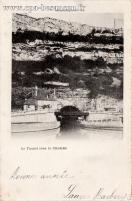 Carte postale ancienne - Besançon - Le Tunnel sous la Citadelle