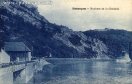 Carte postale ancienne - Besançon - Rochers de la Citadelle