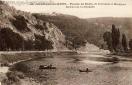 Carte postale ancienne - 229. - BESANÇON-les-BAINS. - Passage du Doubs, de Tarra...