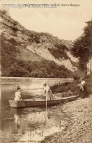 Carte postale ancienne - 4. BESANÇON-les-BAINS. - Bords du Doubs à Mazagran