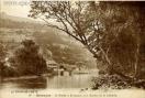 Carte postale ancienne Besançon - B. F. Lux - LA FRANCHE-COMTÉ 26 - Besançon - Le Doubs à Taragnoz et le Rocher de la Citadelle