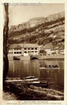 Carte postale ancienne - 4799 BESANÇON-LES-BAINS - BAC SUR LE DOUBS AU FAUBOURG ...