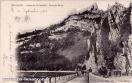 Carte postale ancienne Besançon - L. F. et V. - BESANÇON. - Pointe de la Citadelle - Route de Beure