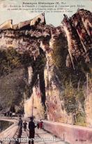 Carte postale ancienne - Besançon Historique (M. D.) - 40. - Rochers de la Citad...