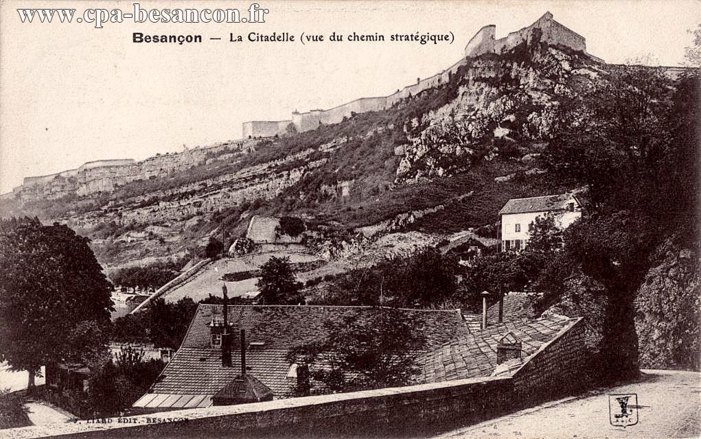 Besançon la citadelle (vue du chemin stratégique)