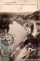 Carte postale ancienne - LA FRANCHE-COMTÉ - 64 - Besançon - Le Doubs à Taragnoz ...