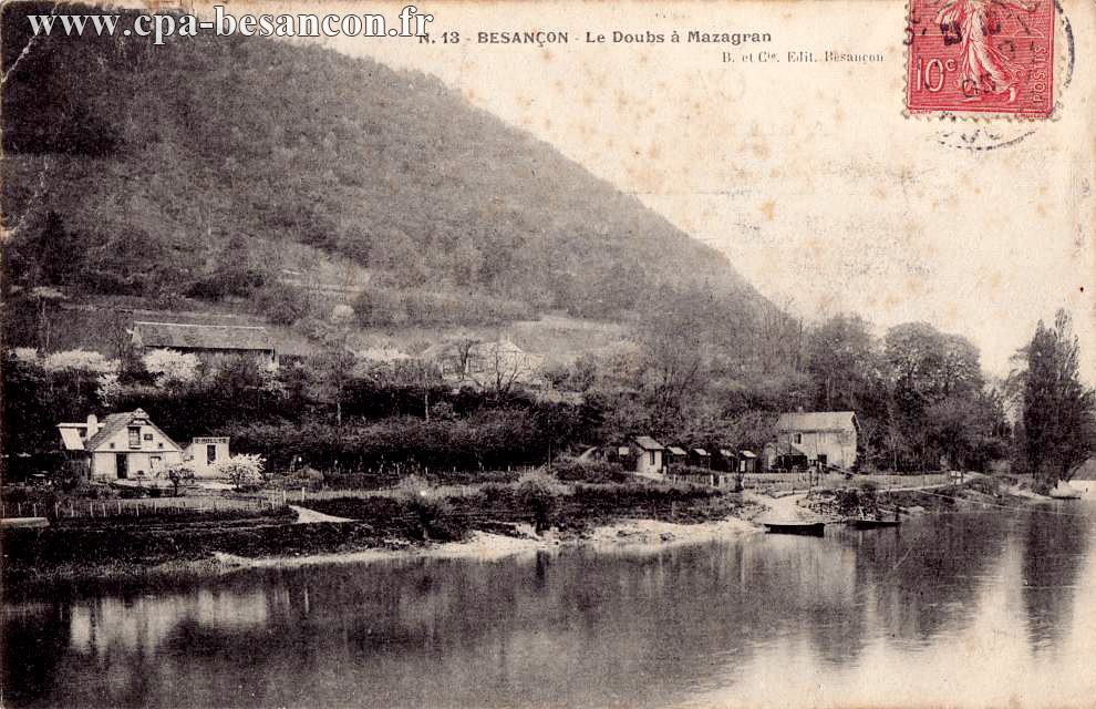 N 13 besançon le doubs à mazagran