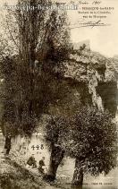 Carte postale ancienne - 88. - BESANÇON-les-BAINS - Rochers de la Citadelle vus ...