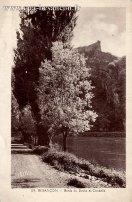 Carte postale ancienne Besançon - Helbey - 109. BESANÇON - Bords du Doubs et Citadelle