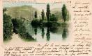 Carte postale ancienne - Besançon - L'Ile Malpas et la Citadelle