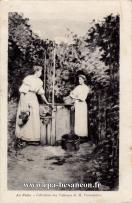 Carte postale ancienne - Au Puits. - Collection des Tableaux de M. Trémolières
