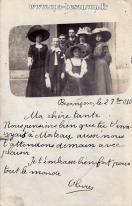 Carte postale ancienne - BESANÇON - 2 septembre 1910 - Famille bourgeoise