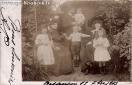 Carte postale ancienne - Portrait de famille - Besançon, 25 septembre 1903