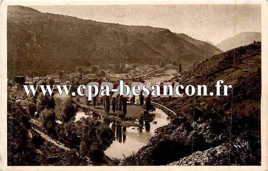 Besançon (doubs) le doubs et l'île malpas