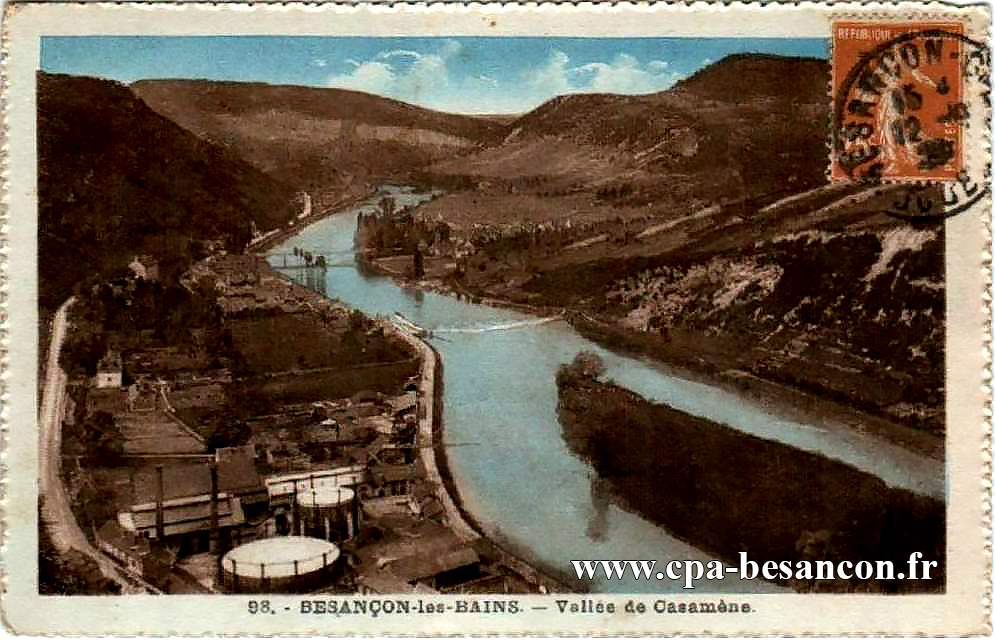 Besançon les bains vallée de casamène