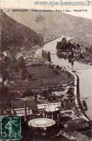 Carte postale ancienne - 13 - BESANÇON - Vallée de Casamène - Usine à Gaz - VELO...